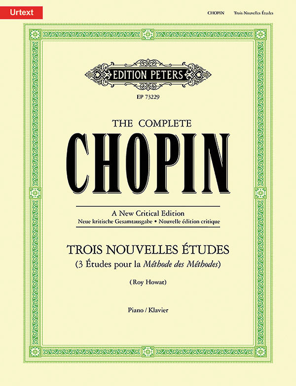 Trois Nouvelles Études (The Complete Chopin) Cover Image