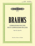 Liebeslieder-Walzer Op. 52a; Neue Liebeslieder-Walzer Op. 65a for Piano Duet Cover Image