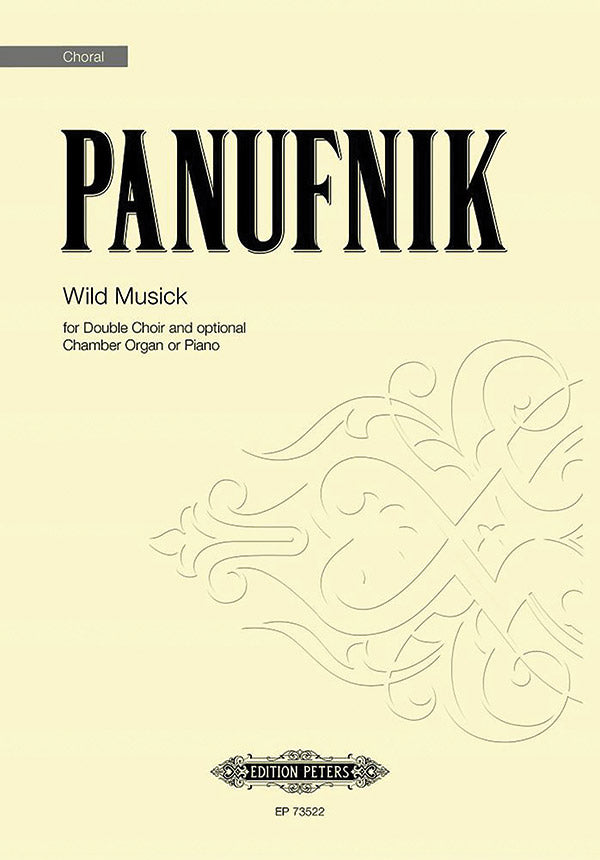Wild Musick (Vocal Score) Cover Image