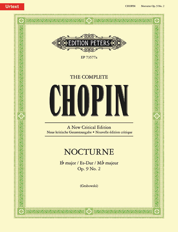 Nocturne in E flat major, Op. 9 No. 2 Cover Image