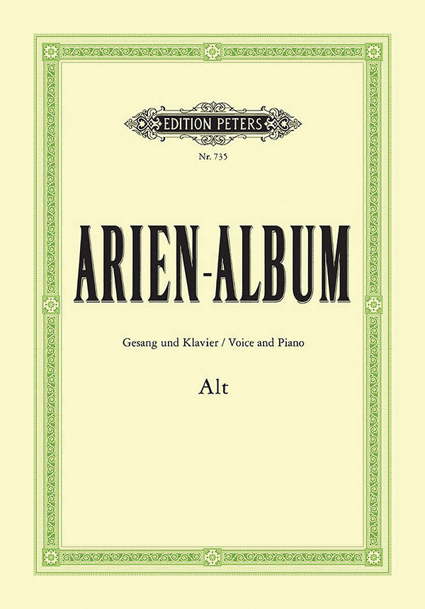 Arien-Album: Famous Arias for Contralto and Piano Cover Image