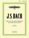 Jesu, Joy of Man's Desiring (Arranged for Violin and Piano) Cover Image
