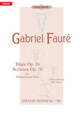 Elégie Op. 24 and Sicilienne Op. 78 for Cello and Piano Cover Image