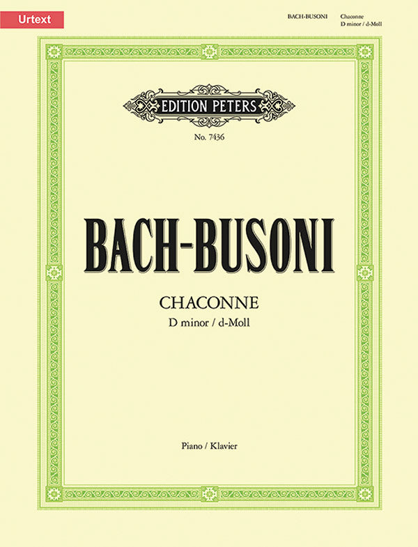 Chaconne in D minor from Bach's Partita No. 2 Cover Image