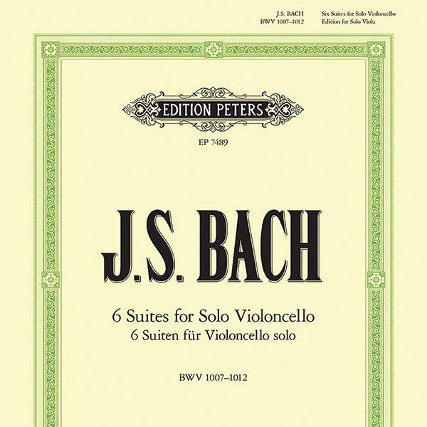 Cello Suites BWV 1007-1012 for Cello Solo (Transcribed for Viola) Cover Image