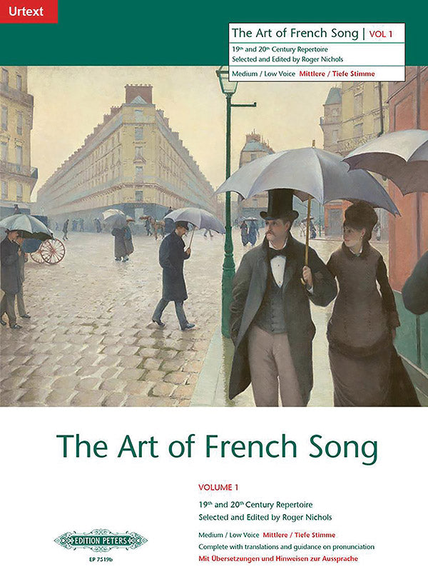 The Art of French Song, Vol. 1 (Medium/Low Voice) Cover Image