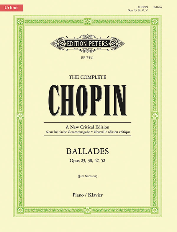 The Complete Chopin: Ballades Cover Image