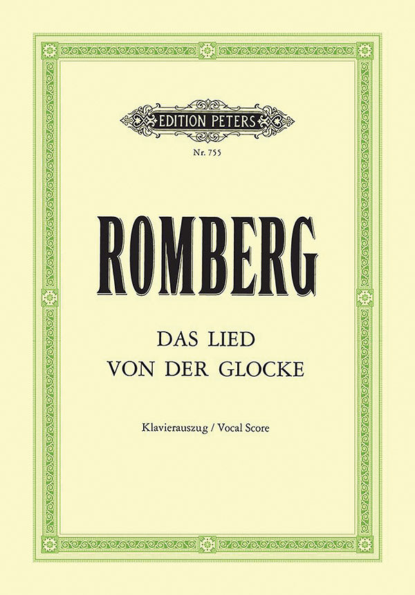 Das Lied von der Glocke Op. 111 for Soli, Mixed Choir and Orchestra (Vocal Score) Cover Image