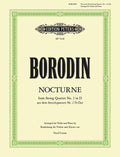 Nocturne from String Quartet No. 2  in D (Arranged for Violin and Piano) Cover Image