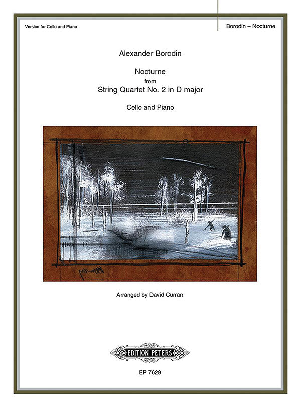 Nocturne from String Quartet No. 2  in D (Arranged for Cello and Piano) Cover Image