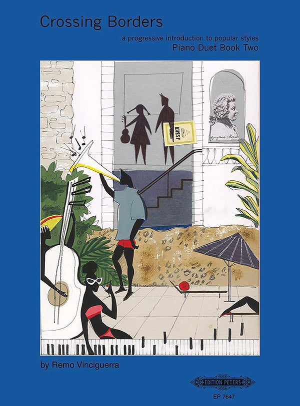Crossing Borders for Piano Duet, Book 2 Cover Image