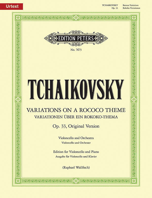 Variations on a Rococo Theme Op. 33 (Original Version, Ed. for Cello and Piano) Cover Image