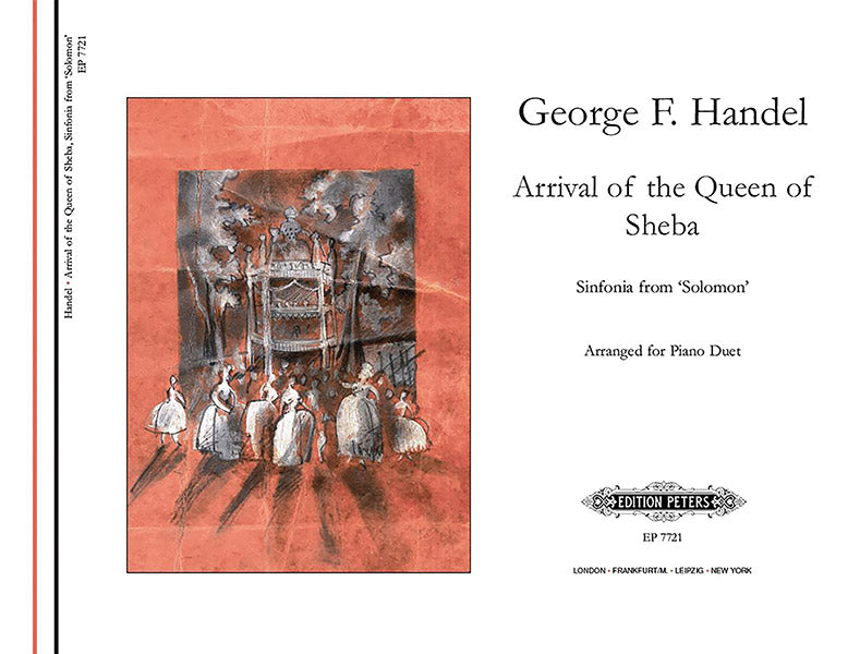 Arrival of the Queen of Sheba (Arranged for Piano Duet) Cover Image