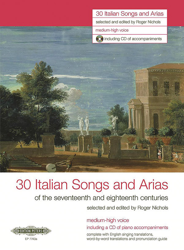 30 Italian Songs and Arias for Voice and Piano (Medium-High Voice) [incl. CD] Cover Image