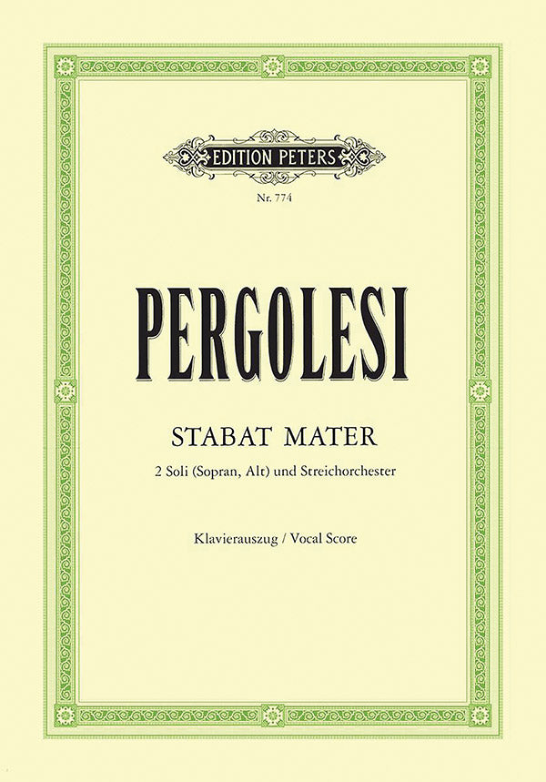 Stabat Mater (Vocal Score) Cover Image
