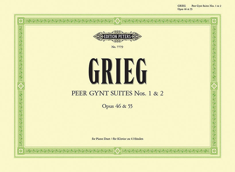 Peer Gynt Suites Nos. 1 and 2 (Arranged for Piano Duet by the Composer) Cover Image