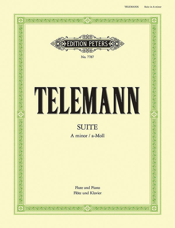 Suite in A minor TWV 55:a2 (Edition for Flute and Piano) Cover Image