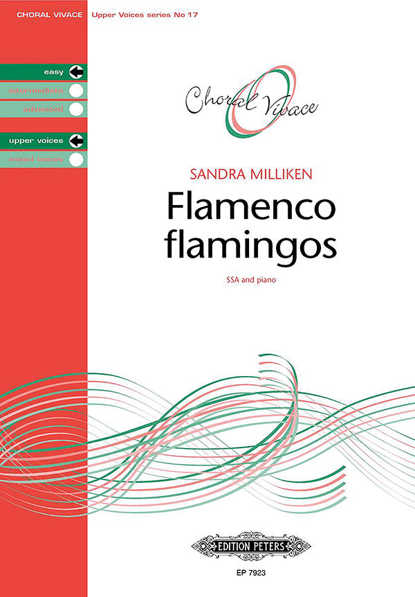 Flamenco Flamingos for SSA Choir and Piano Cover Image