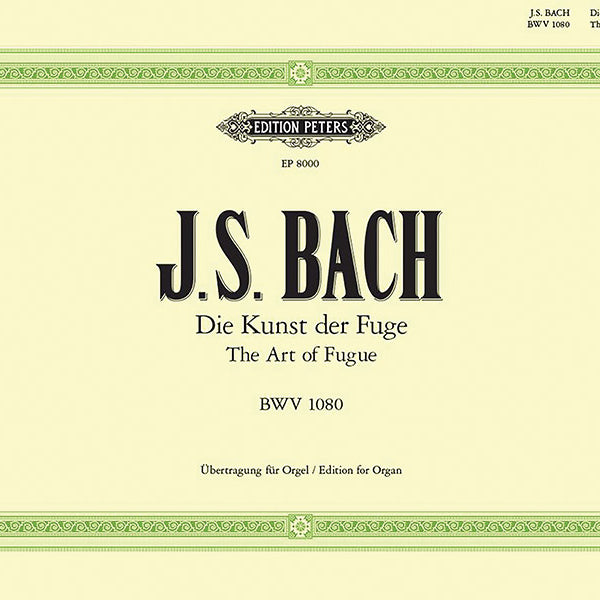 The Art of Fugue BWV 1080 Cover Image