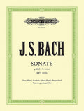 Sonata in G minor BWV 1030b f. Oboe (Flute) and Harpsichord (Vdg./Cello ad lib.) Cover Image
