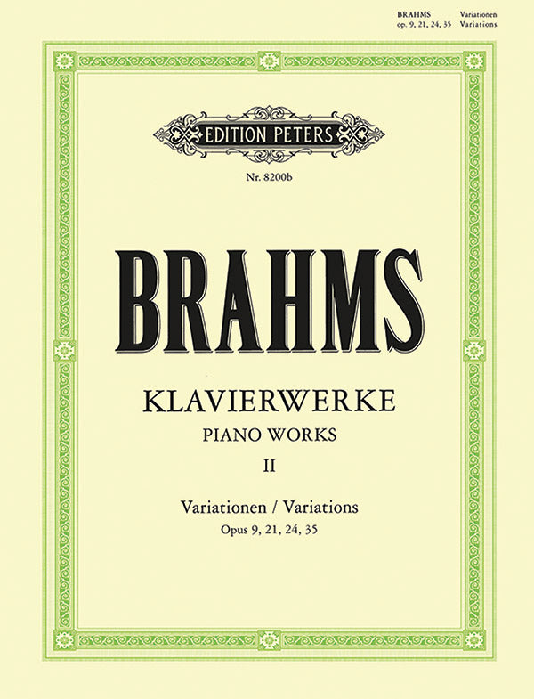 Piano Works Vol.2: Variations Cover Image