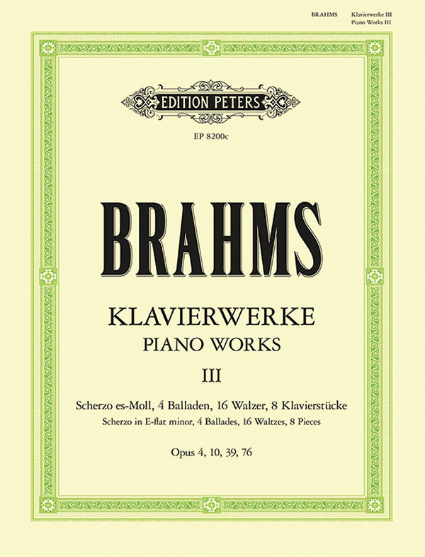 Piano Works Vol.3: Collected Shorter Pieces Cover Image