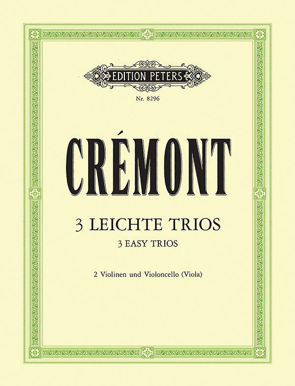 3 Easy Trios Op.13 Cover Image