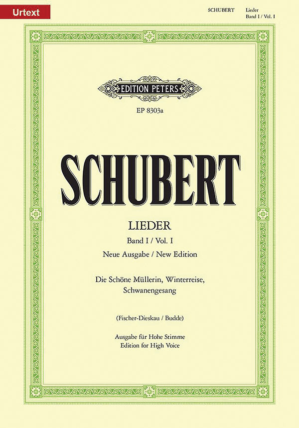 Songs (New Edition), Vol. 1 (High Voice) Cover Image
