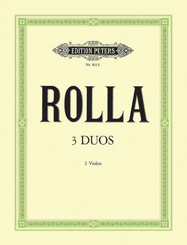 3 Duos for Two Violins Cover Image