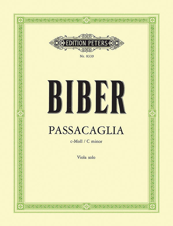 Passacaglia from Mystery Sonatas (Transcribed for Viola) Cover Image