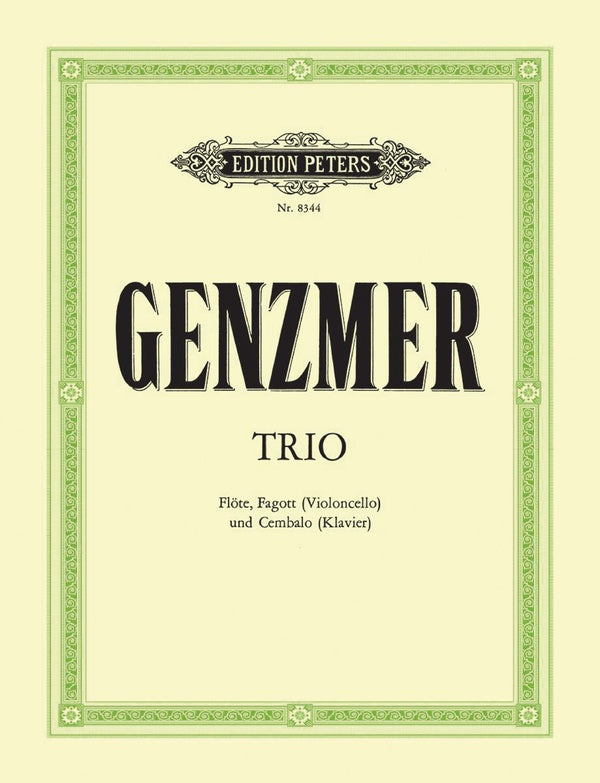 Trio for Flute, Bassoon & Cembalo Cover Image