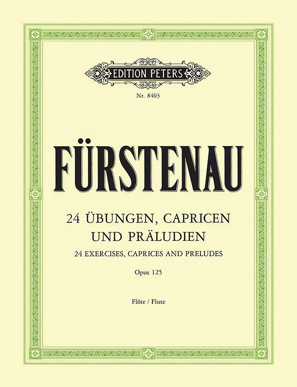 24 Exercises, Caprices and Preludes Op. 125 for Flute Cover Image