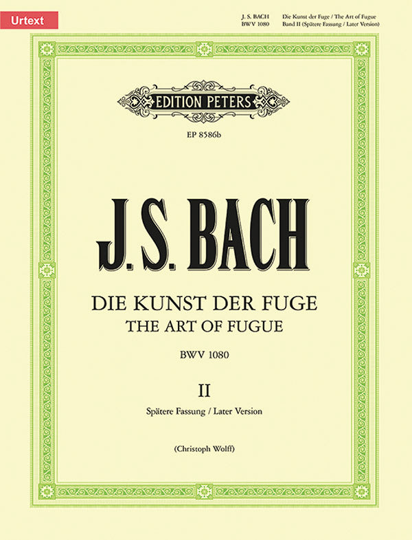 The Art of Fugue BWV 1080 Vol.2 Cover Image