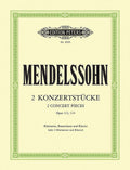 2 Konzertstücke Op. 113 and 114 for Clarinet, Basset Horn (or Two Clarinets) and Piano Cover Image