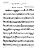 Dettingen Te Deum (Bass Part) Cover Image