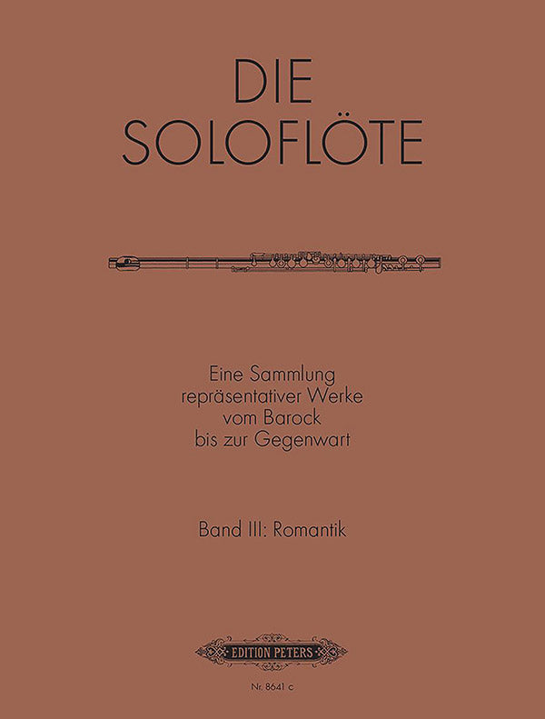 The Solo Flute: Selected Works from the Baroque to the 20th Century, Vol. 3 Cover Image
