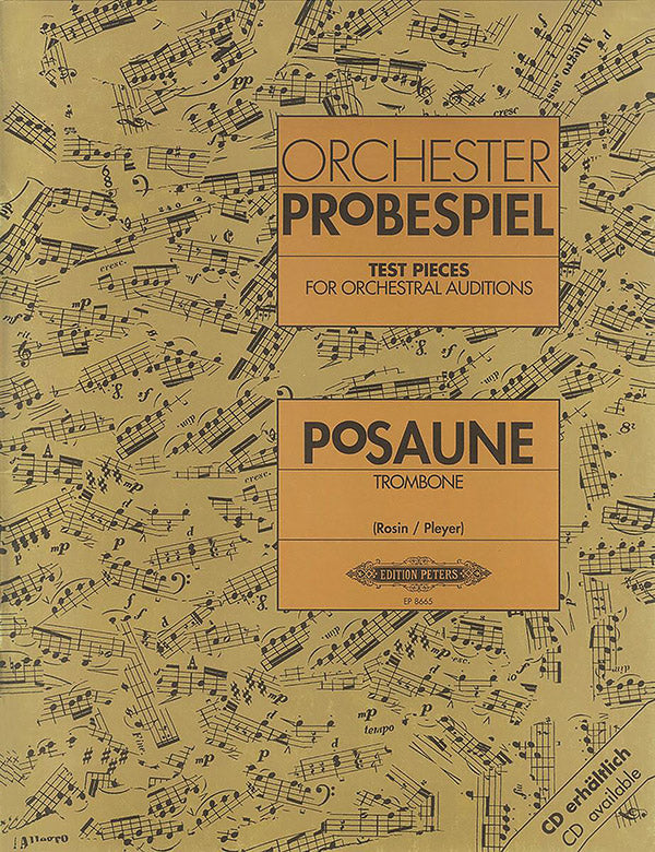 Test Pieces for Orchestral Auditions: Trombone Cover Image