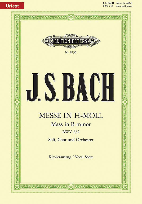 Mass in B minor BWV 232 (Vocal Score) Cover Image