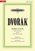 Mass in D Op. 86 (Organ Version with Piano Reduction of Orchestral Version) Cover Image