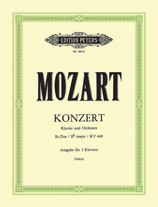 Piano Concerto No. 14 in E flat K449 (Edition for 2 Pianos) Cover Image