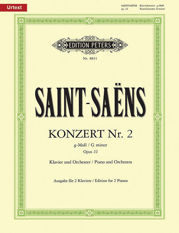 Piano Concerto No. 2 in G minor Op. 22 (Edition for 2 Pianos) Cover Image