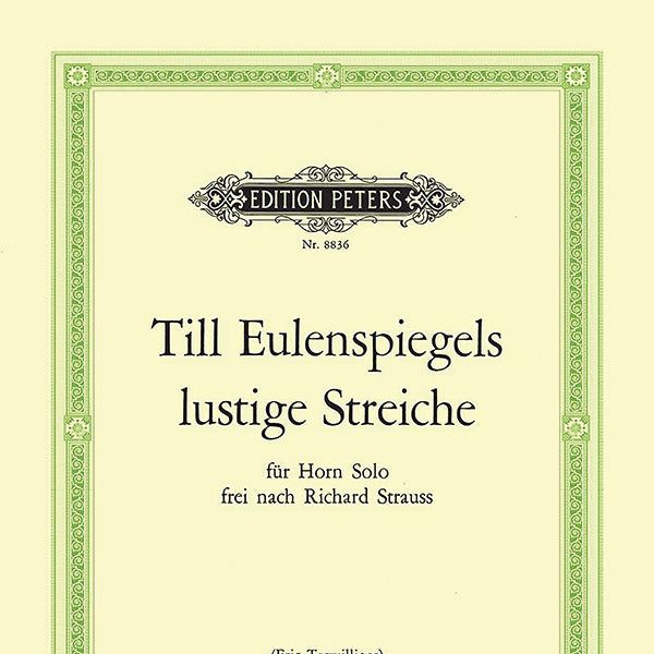 Till Eulenspiegels lustige Streiche (Freely Based on Richard Strauss) for Horn Cover Image