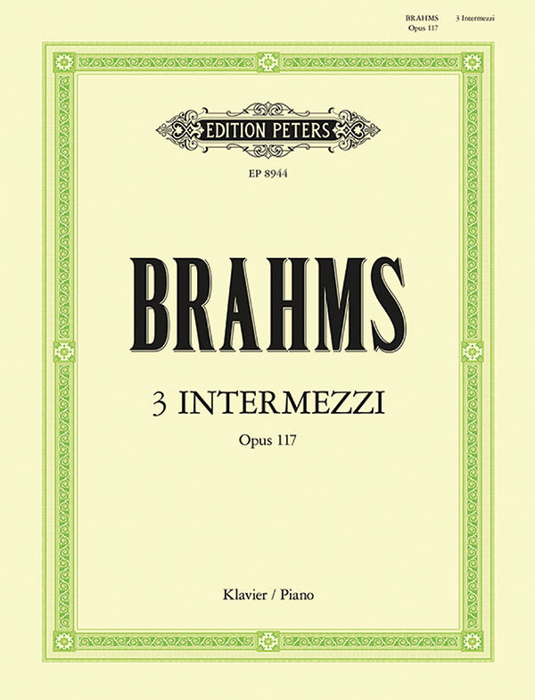 3 Intermezzi Op.117 Cover Image