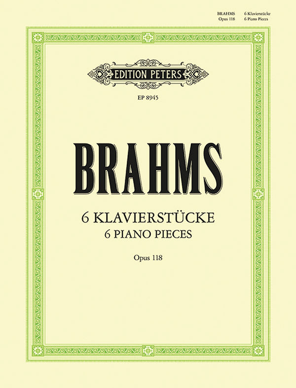 6 Pieces Op.118 Cover Image