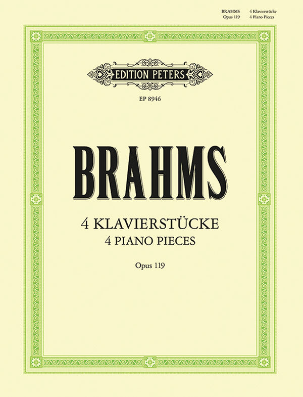 4 Pieces Op.119 Cover Image