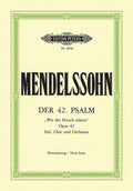 Psalm 42 Wie der Hirsch schreit Op. 42 (Vocal Score) Cover Image