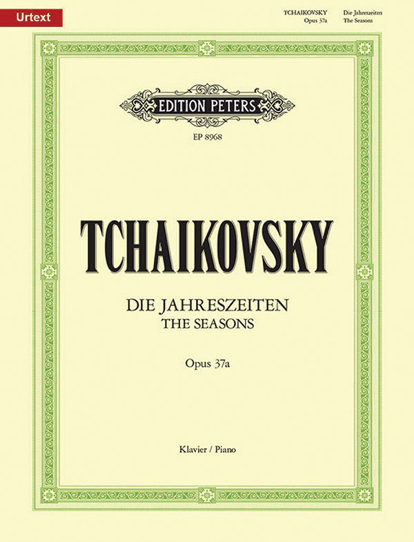 The Seasons op. 37bis (37a) for Piano Cover Image