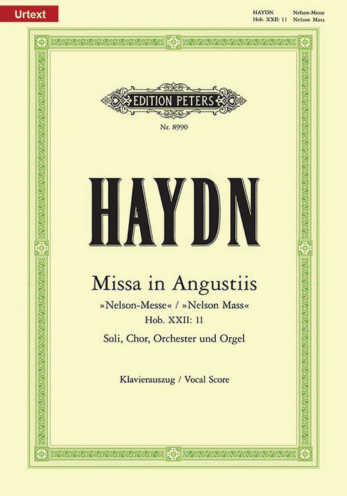 Missa in Angustiis Hob. XXII:11 Nelson Mass (Vocal Score) Cover Image