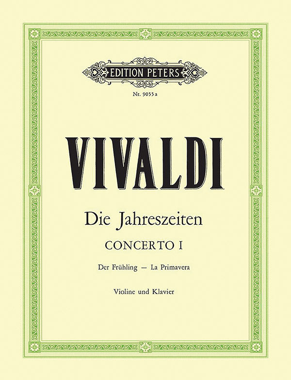 Violin Concerto in E Op. 8 No. 1 Spring (Edition for Violin and Piano) Cover Image