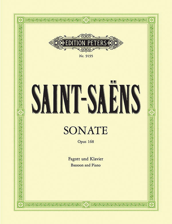 Bassoon Sonata Op. 168 Cover Image